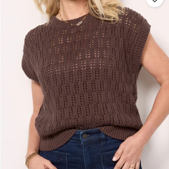 Evereve Sima Pullover Chocolate Brown - Picture 3 of 7